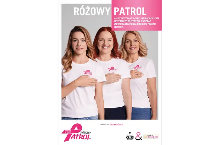 Wyjątkowy projekt edukacyjny „Różowy Patrol” – marka Gliss wspiera nową odsłonę programu profilaktyki raka piersi Fundacji OnkoCafe-Razem Lepiej