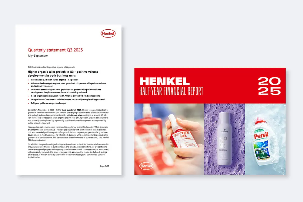 Covers of Henkel reports