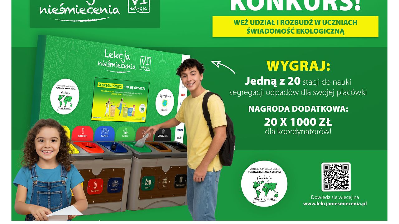 Ruszyła VI edycja „Lekcji Nieśmiecenia”
