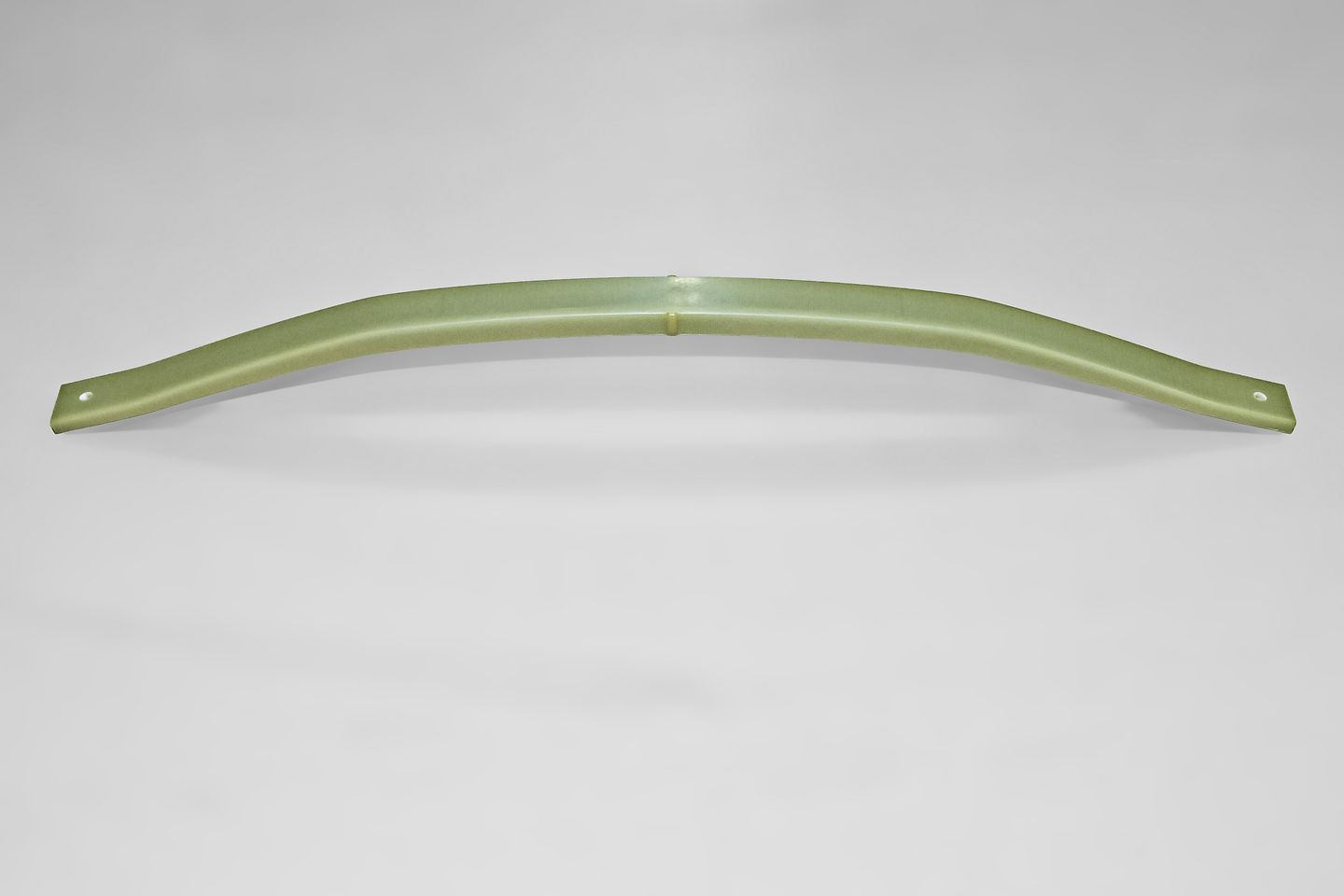 The fiber-reinforced composite leaf spring is produced based on the polyurethane matrix resin Loctite MAX 2 from Henkel.
