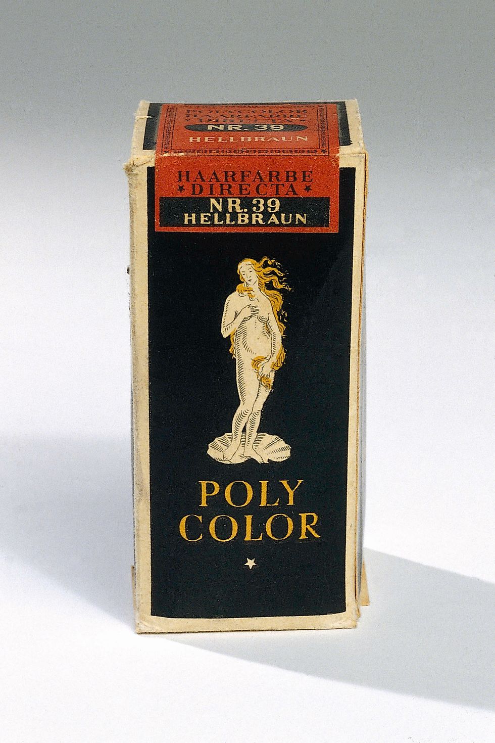 Historic poly color product packaging
