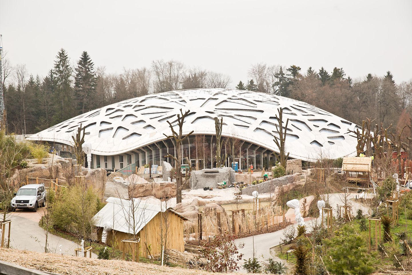 Das neue Züricher Elefantenhaus ist ein architektonisches Highlight.