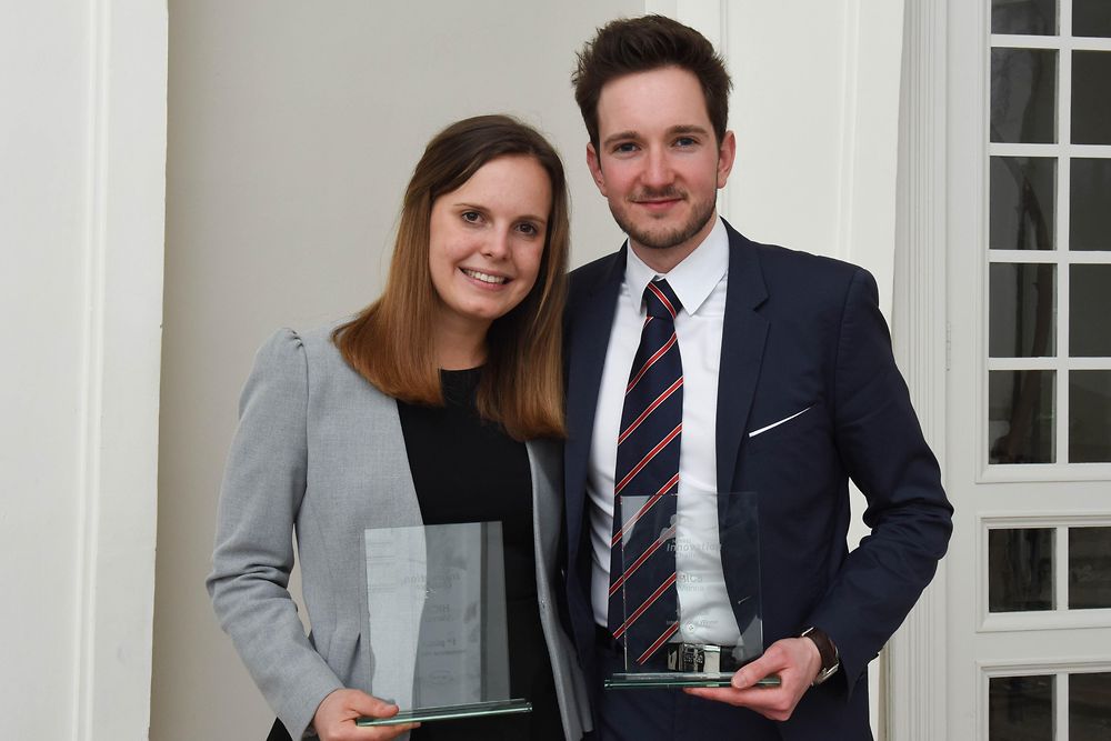 Marine Van Halle and Jérémy Denisty from Belgium are this year’s winners of the Henkel Innovation Challenge