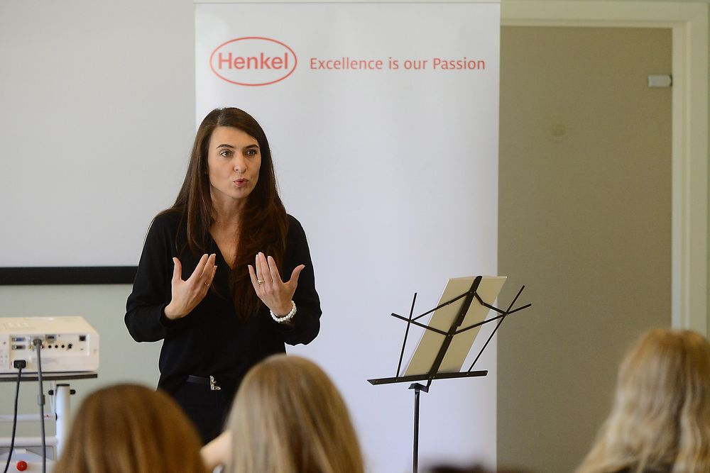 Wykład Olgi Kozierowskiej w ramach partnerstwa Henkel Polska podczas Tygodnia Kobiet Sukcesu