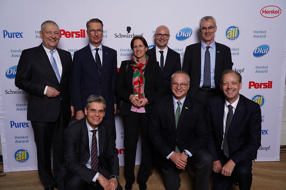 Best Innovation Contributor Award Laundry & Home Care / BASF (runner-up): back: Thomas Müller-Kirschbaum, Ralph Schweens, Anja Winkler, Arndt Scheidgen, Torsten Wieprecht; front: Sören Hildebrandt, Andrés Jaffé, Thomas Holenia