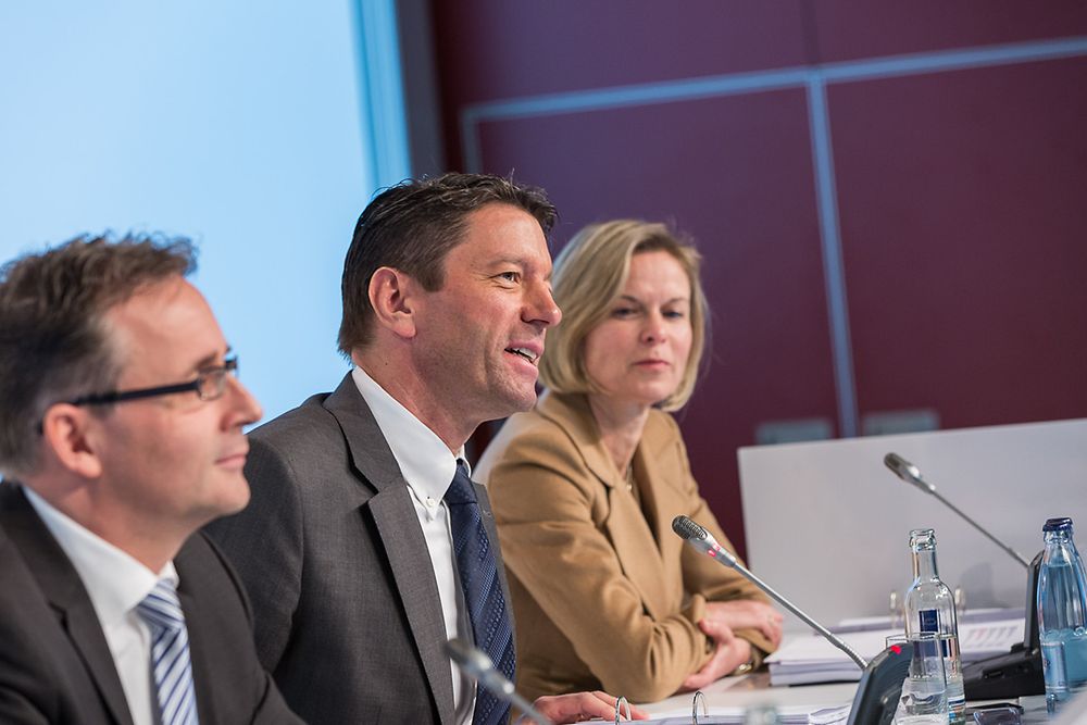 
February 20, 2014 | Annual Results Press Conference: Carsten Knobel, Kasper Rorsted, Kathrin Menges